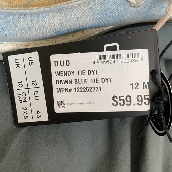 NWT Hey Dude Wendy Tie Dye Shoes - Picture 4 of 7